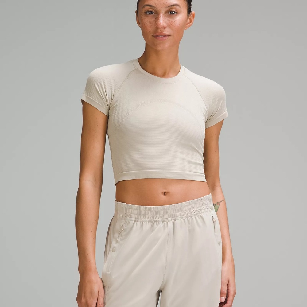 Lululemon swiftly tech cropped short sleeve shirt 2.0